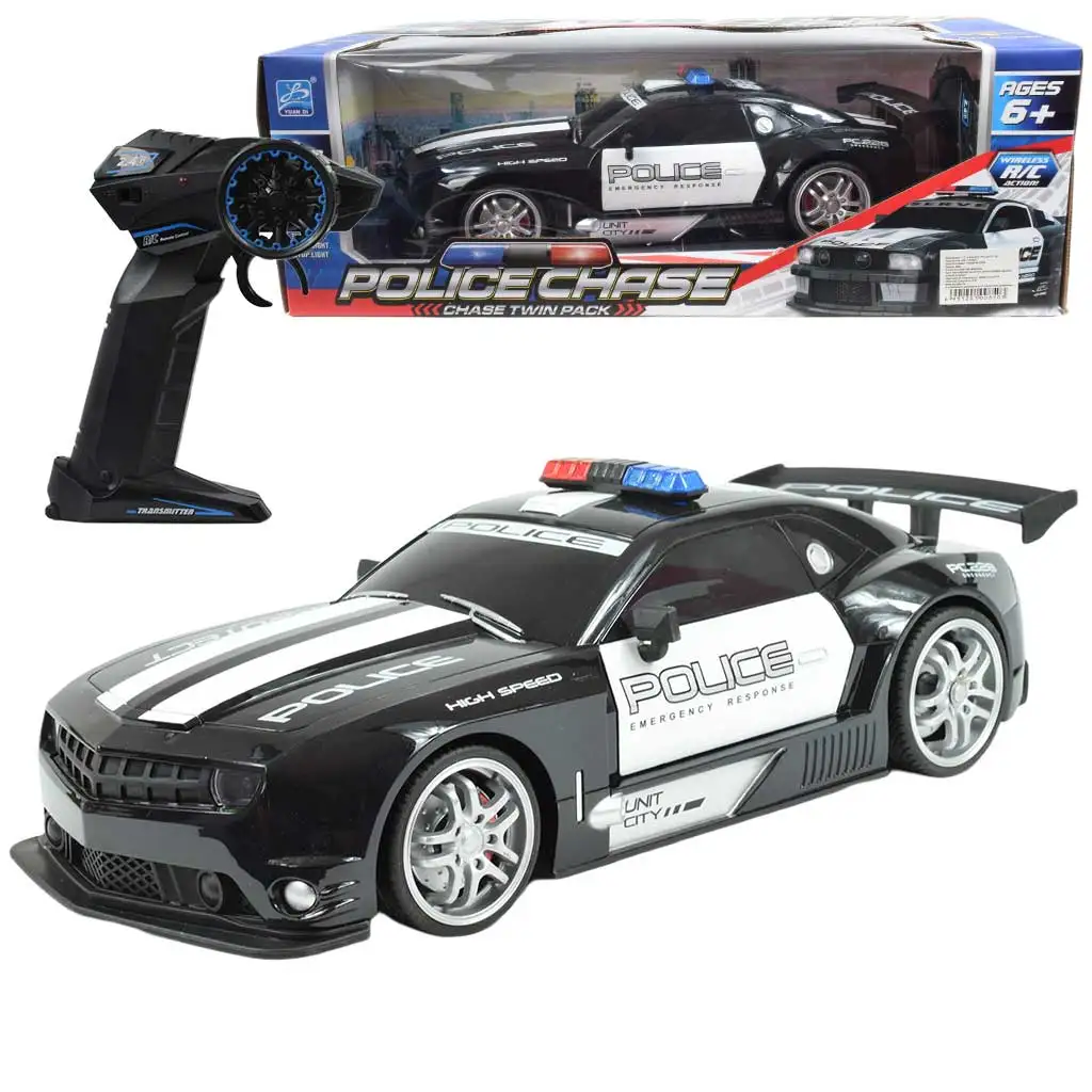 Chevrolet Camaro Policajné auto na diaľkové ovládanie 1/12 2,4GHz 30cm