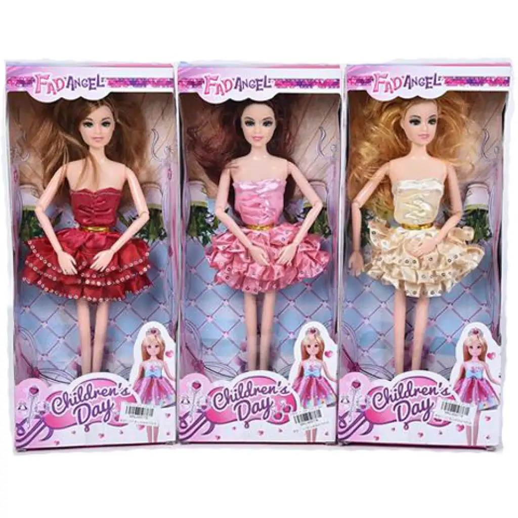 Children's Day 29cm-ová módna bábika v tylovej sukni, rôzne varianty