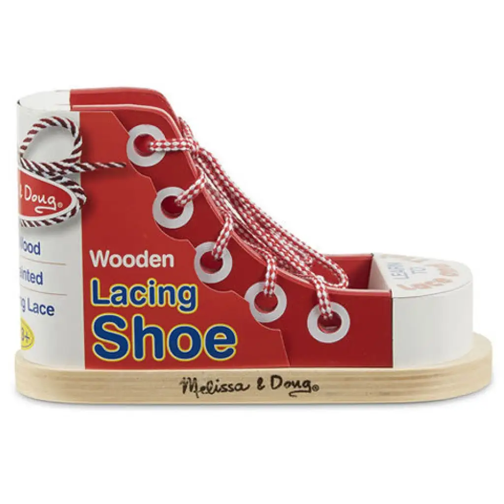 Cipőfűzés fa készségfejlesztő - Melissa & Doug kép 1