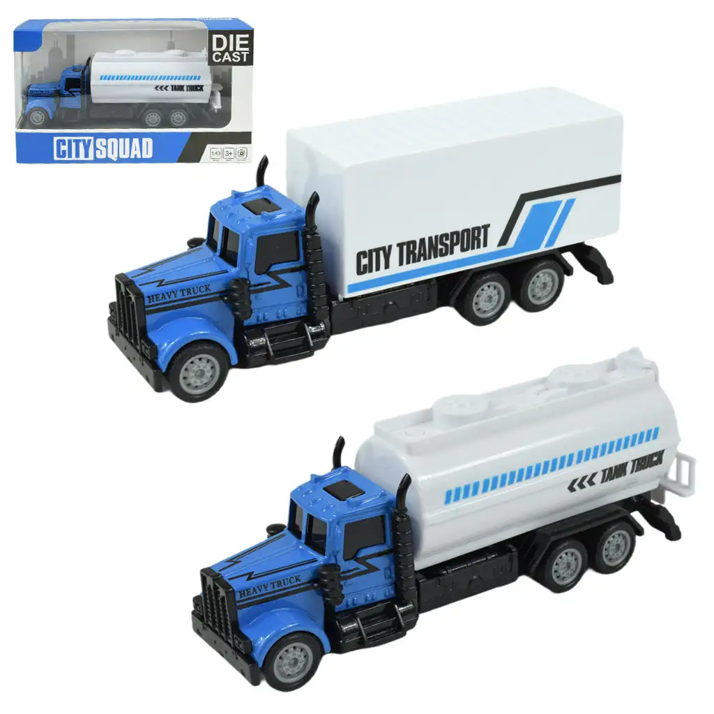 City Squad: Nákladné auto so zotrvačníkom v dvoch variantoch 1 ks