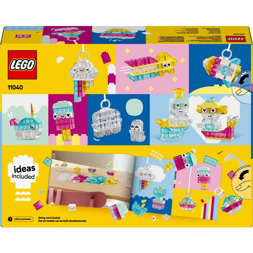 LEGO® Classic: Priehľadné magické kocky (11040) kép 2