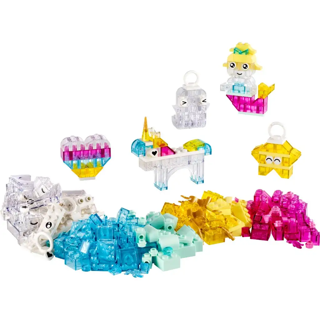 LEGO® Classic: Priehľadné magické kocky (11040) kép 5