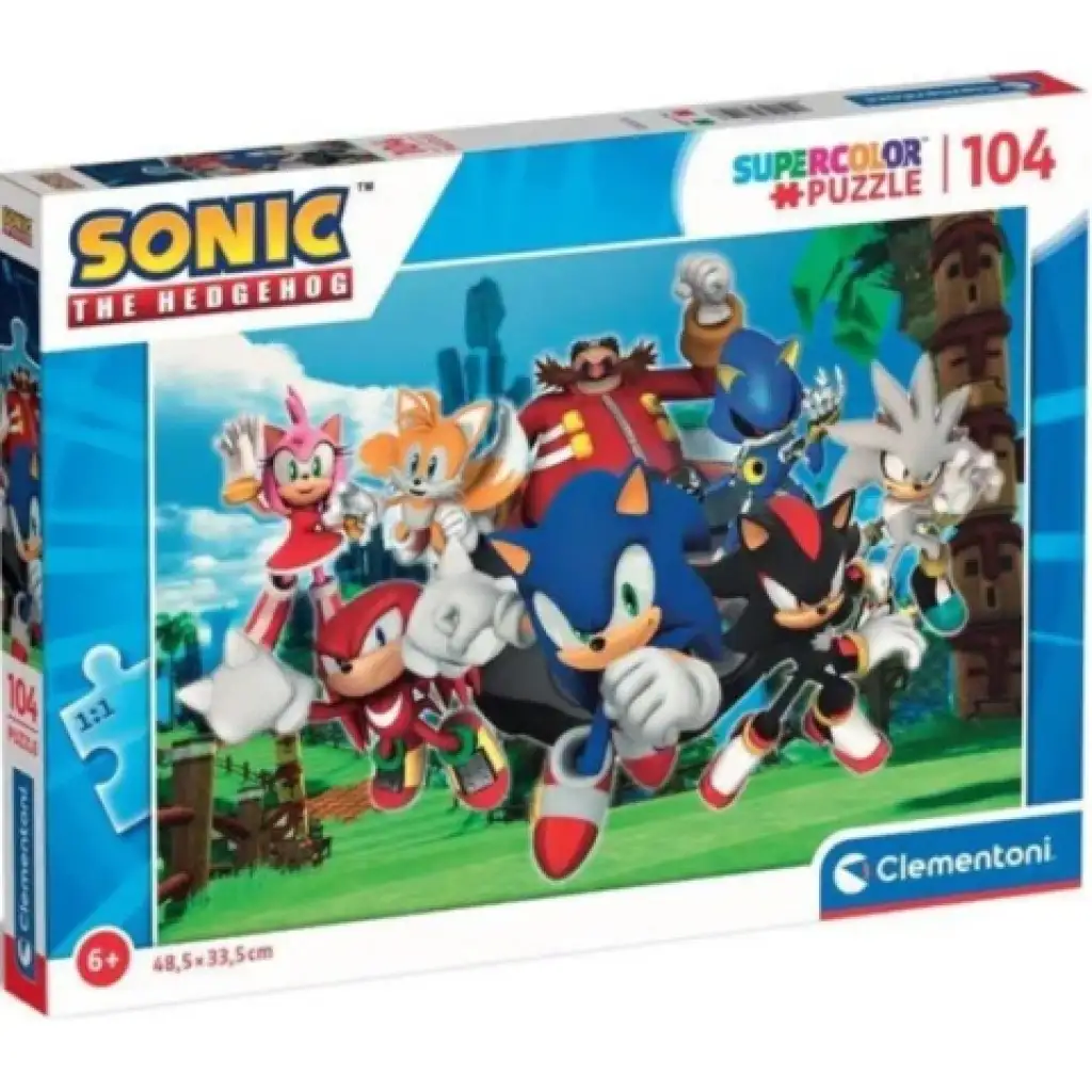 Sonic 104-dielne puzzle - Clementoni
