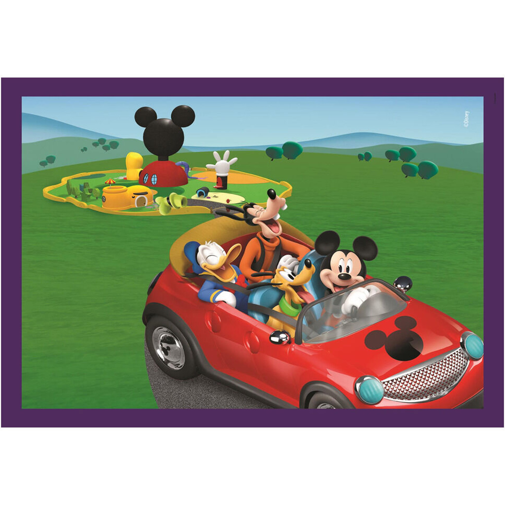 Mickey a priatelia 4 v 1 Supercolor puzzle - Clementoni kép 2
