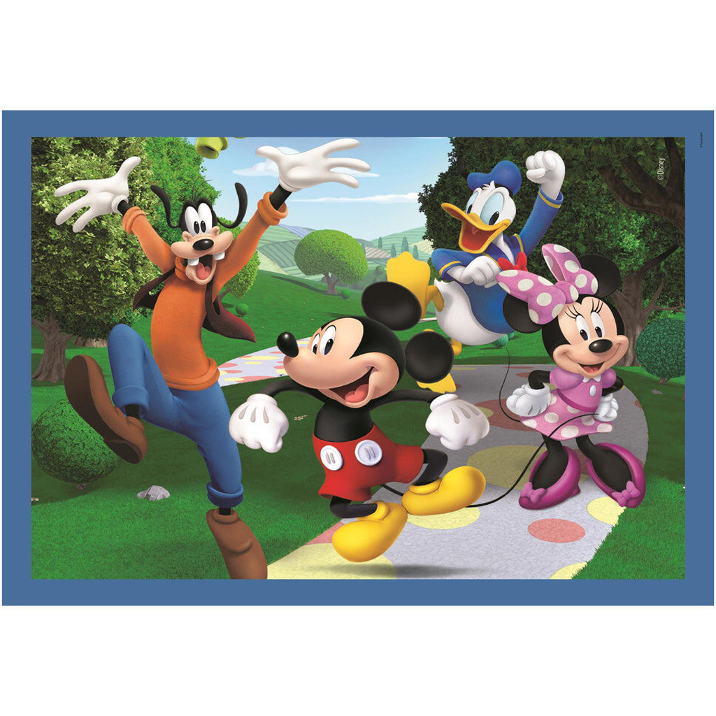 Mickey a priatelia 4 v 1 Supercolor puzzle - Clementoni kép 3