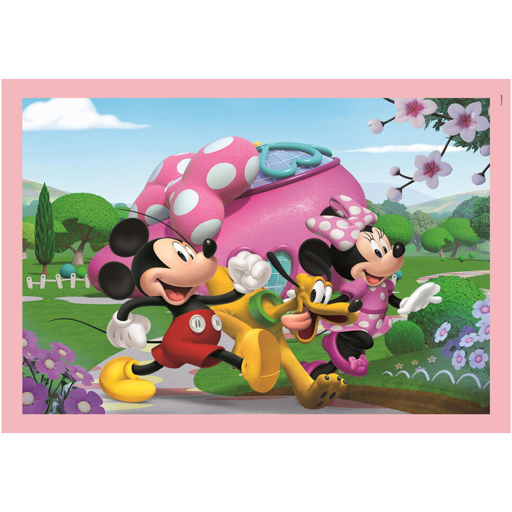 Mickey a priatelia 4 v 1 Supercolor puzzle - Clementoni kép 4