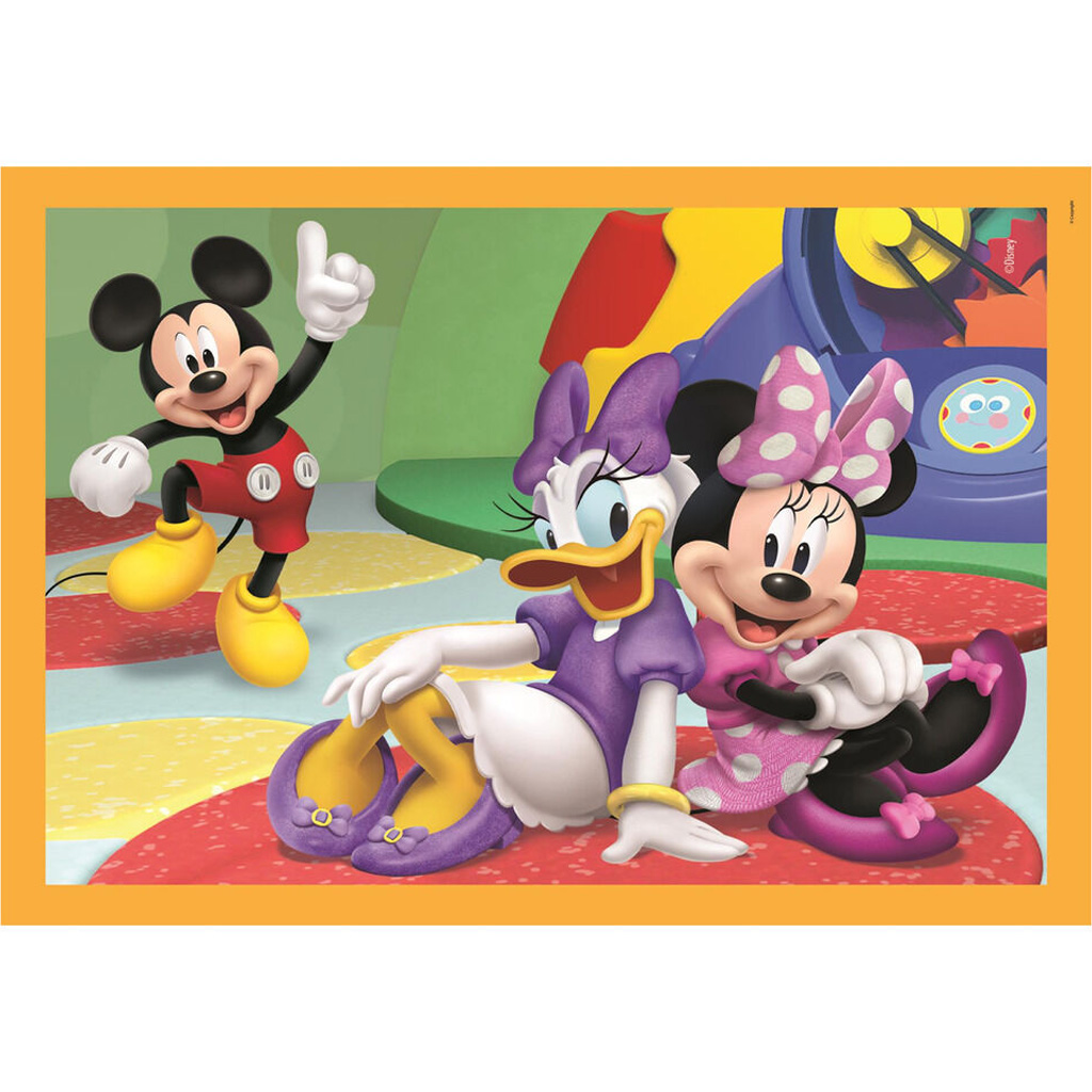Mickey a priatelia 4 v 1 Supercolor puzzle - Clementoni kép 5