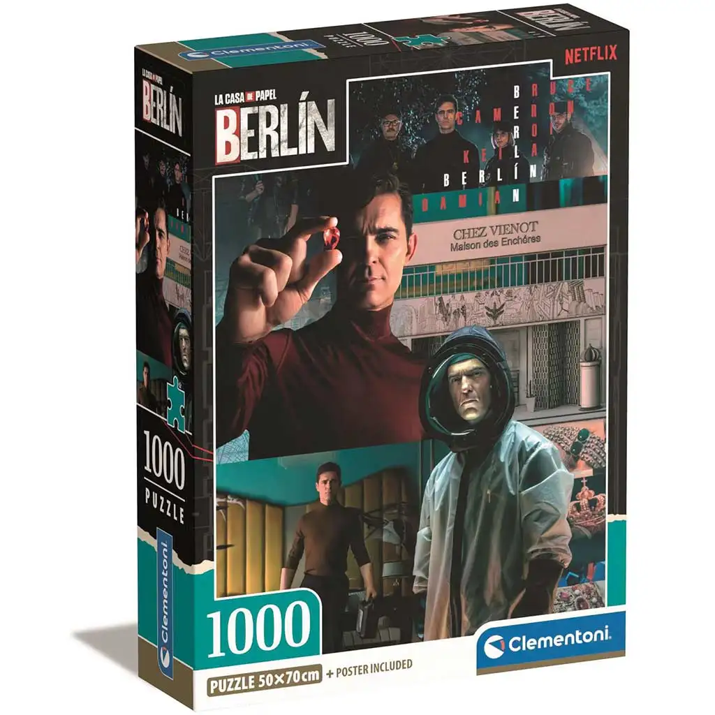 A nagy pénzrablás: Berlin izgalmas jelenetek 1000db-os Compact puzzle 50x70cm - Clementoni kép 1