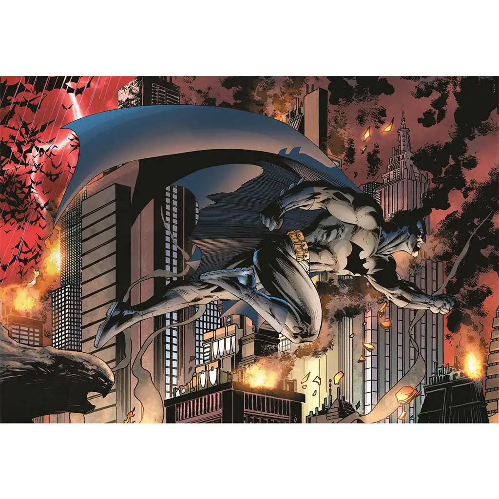 Batman 1000 dielikové Compact puzzle 70x50cm - Clementoni kép 2