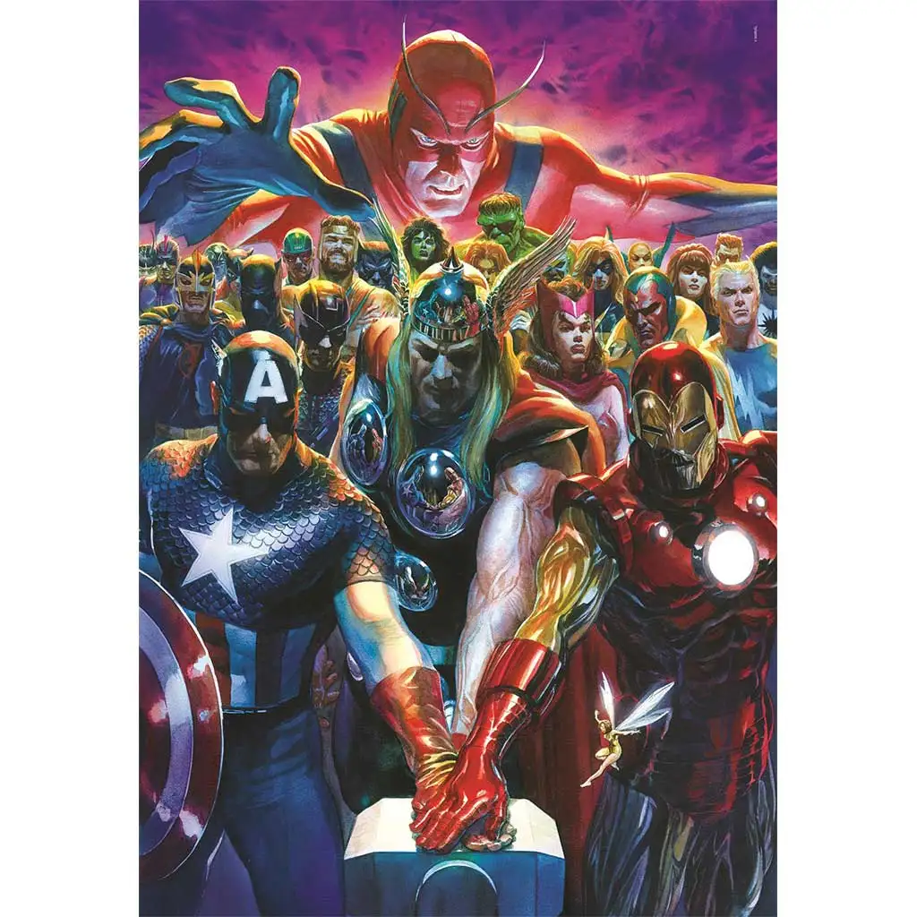 Marvel: Pomstoví hrdinovia 1000 dielikové kompaktné puzzle 50x70cm - Clementoni kép 2
