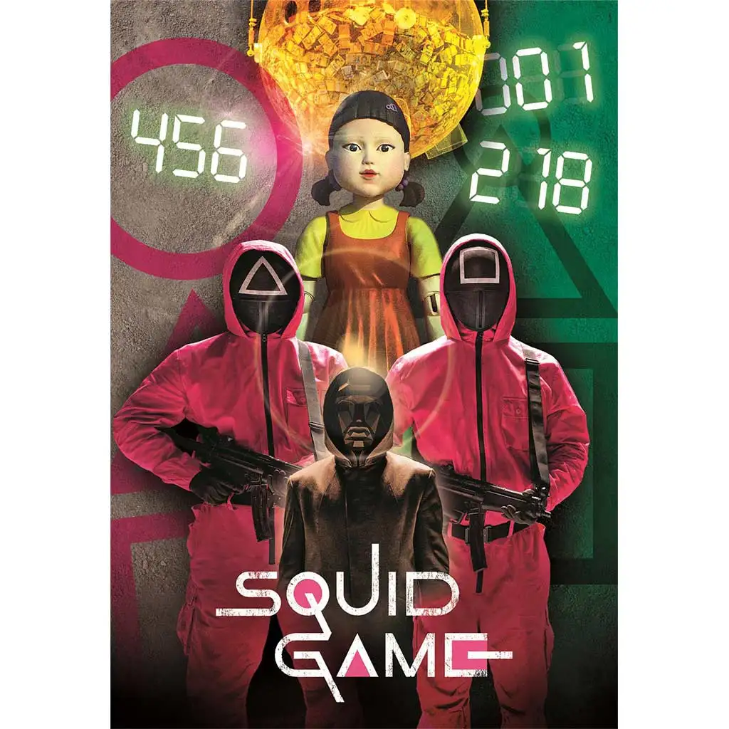 Squid Game: Vyhrať svoj život 1000 dielikov puzzle 70x50cm - Clementoni kép 2