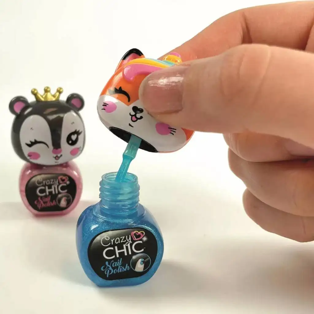 Crazy Chic: Sada lakov na nechty s motívom zvieracích hláv - Clementoni kép 3