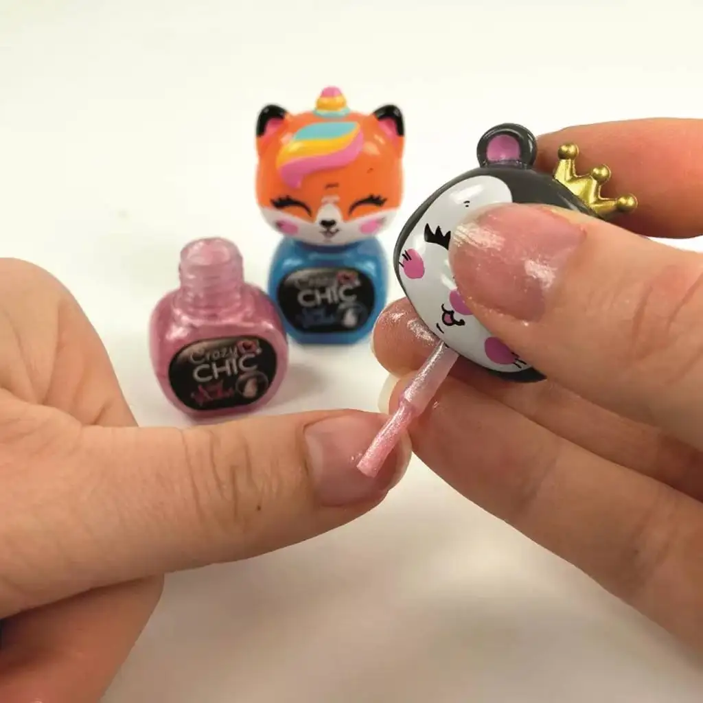 Crazy Chic: Sada lakov na nechty s motívom zvieracích hláv - Clementoni kép 4