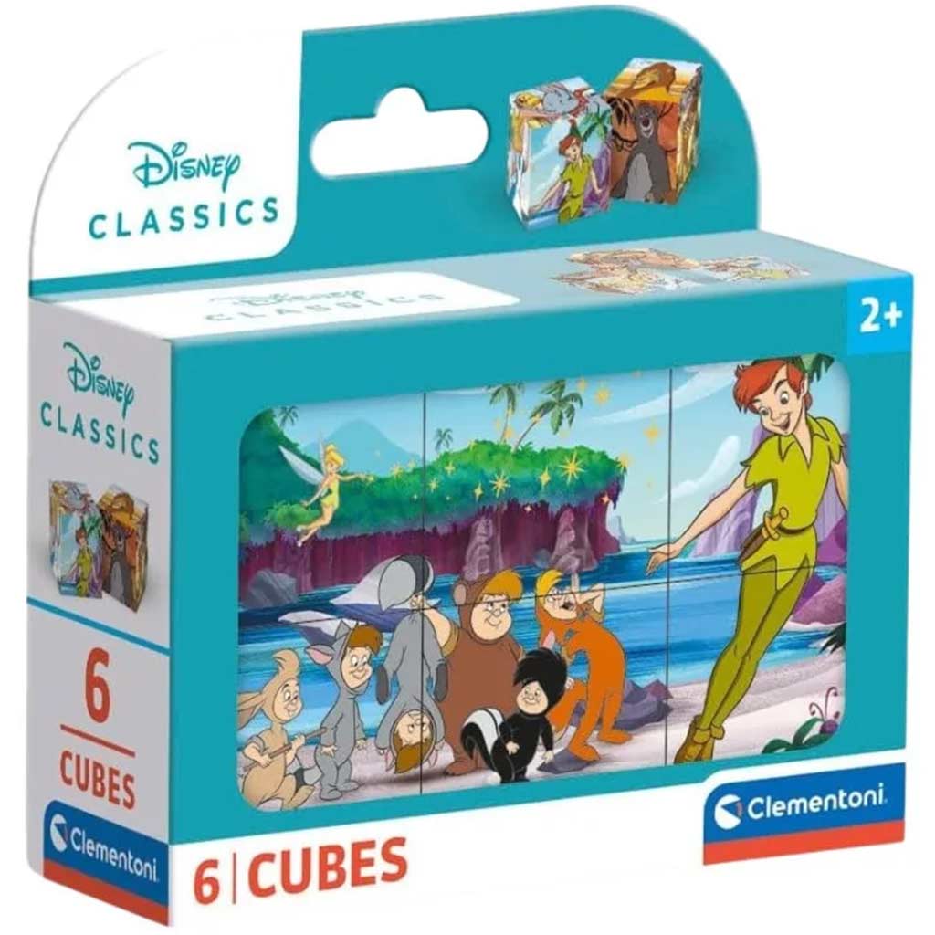 Disney Classic rozprávkové kocky 6ks - Clementoni