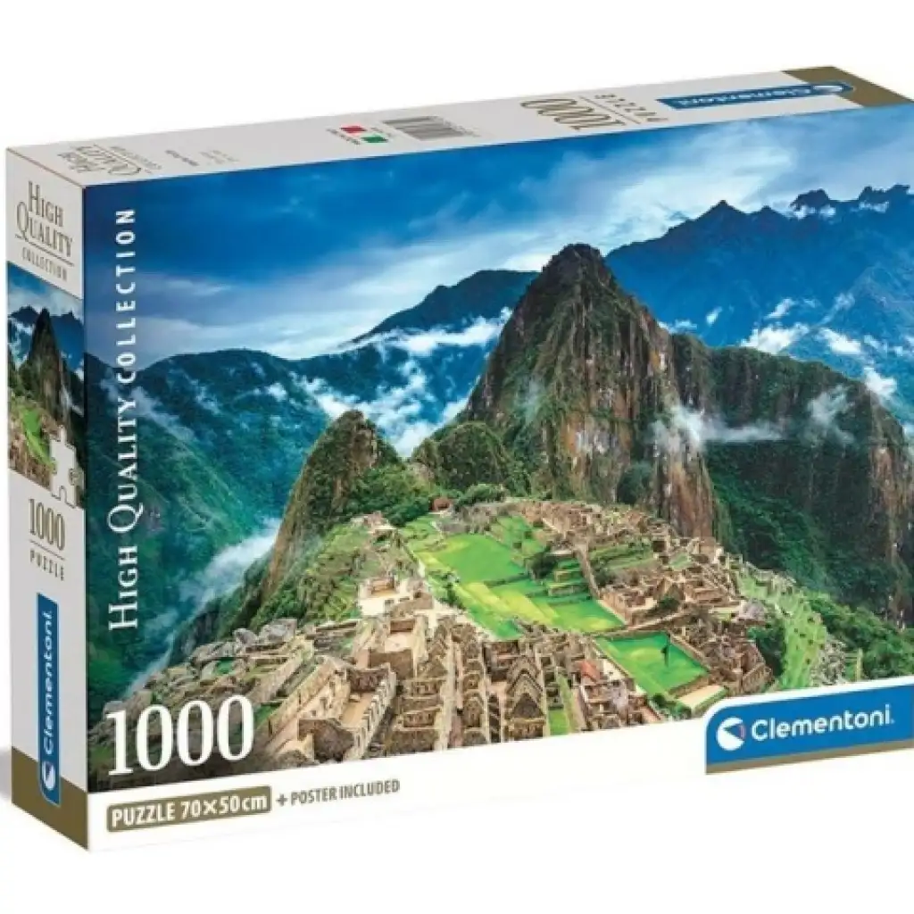 Machu Pichu HQC 1000db-os puzzle poszterrel - Clementoni kép 1