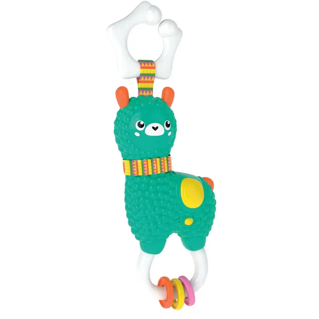 Šťastná alpaka interaktívna hrkálka so svetlom a zvukom - Clementoni kép 2