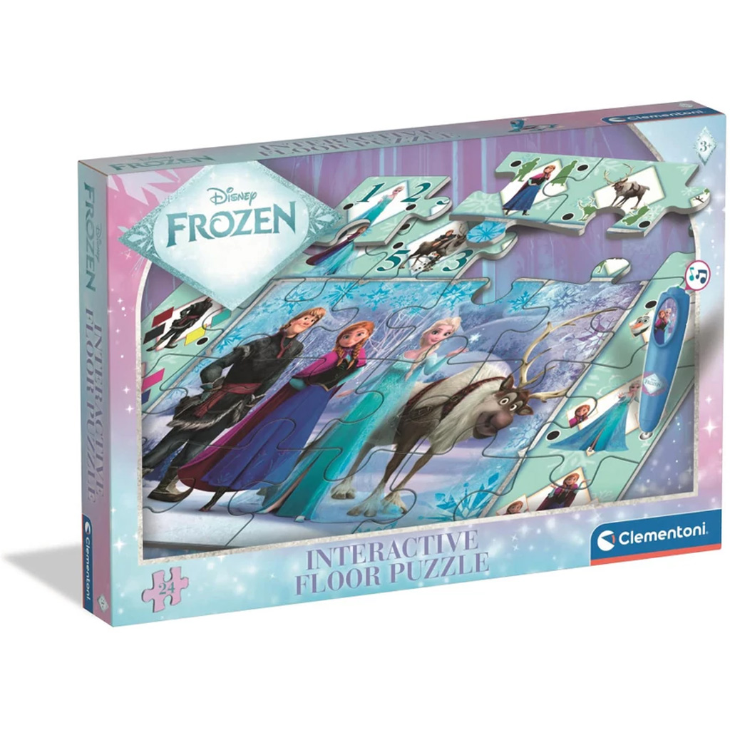 Jégvarázs interaktív 24db-os padló puzzle - Clementoni kép 1