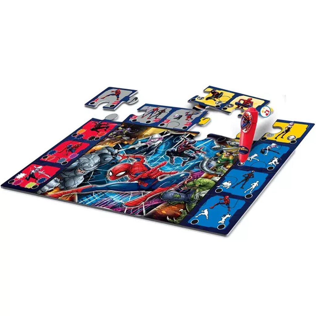 Pókember interaktív 24db-os padló puzzle - Clementoni kép 2