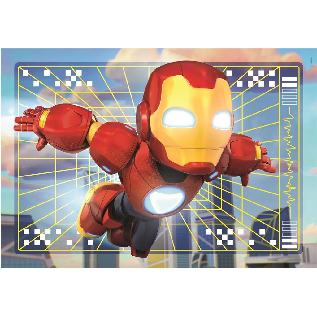 Iron Man a jeho úžasní priatelia 2x20dielne Supercolor puzzle - Clementoni kép 2