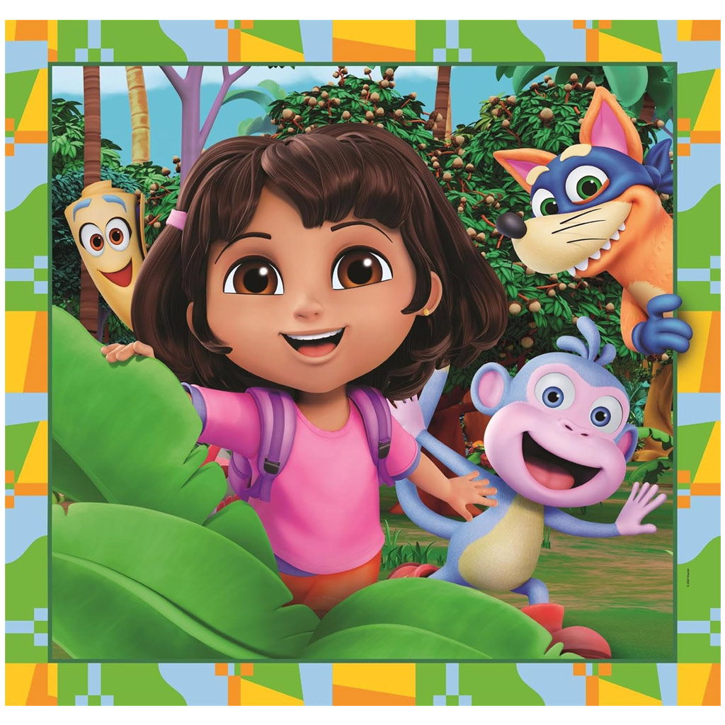 Dora objaviteľka 3x48 ks Supercolor puzzle - Clementoni kép 4