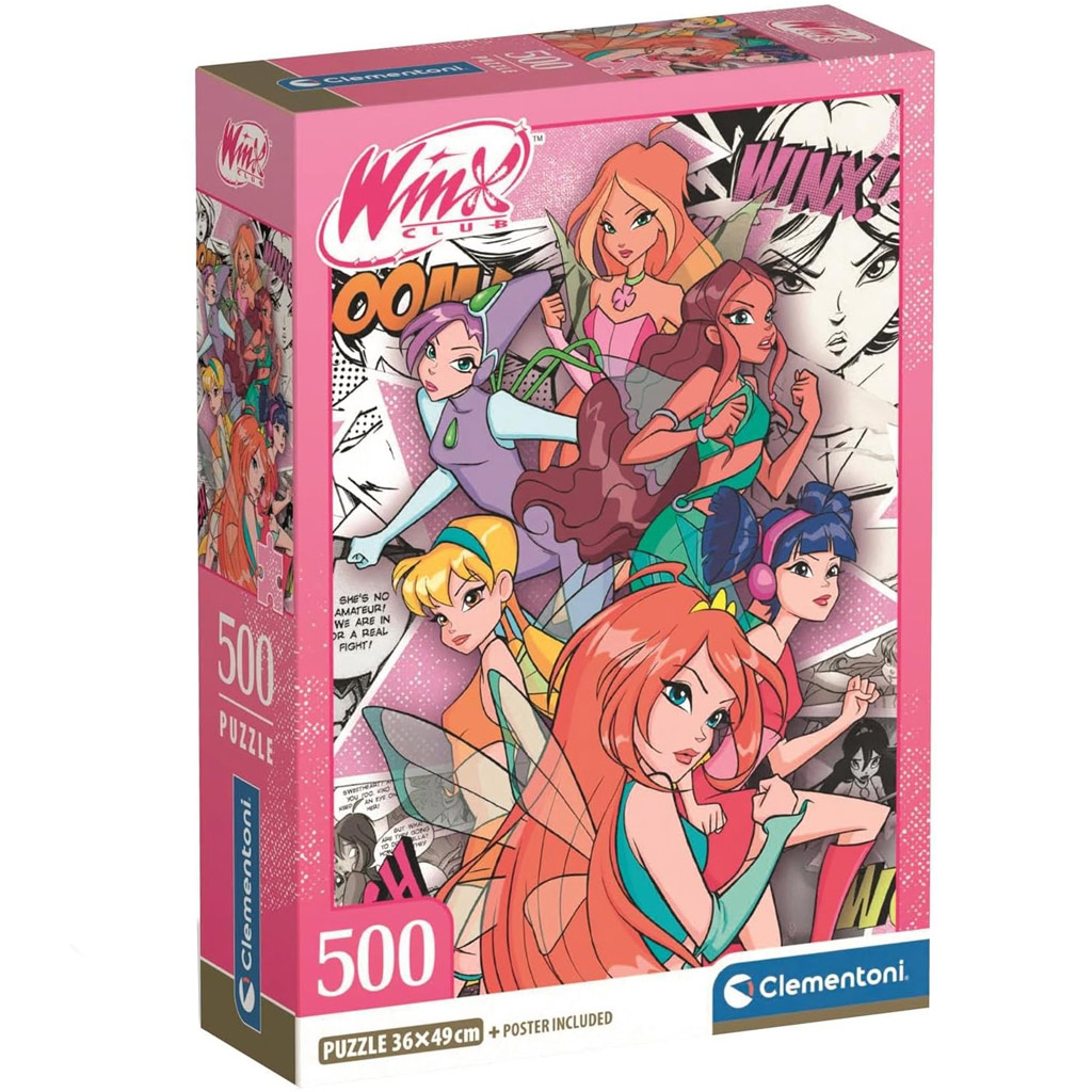 Winx Club víly 500-dielne puzzle - Clementoni