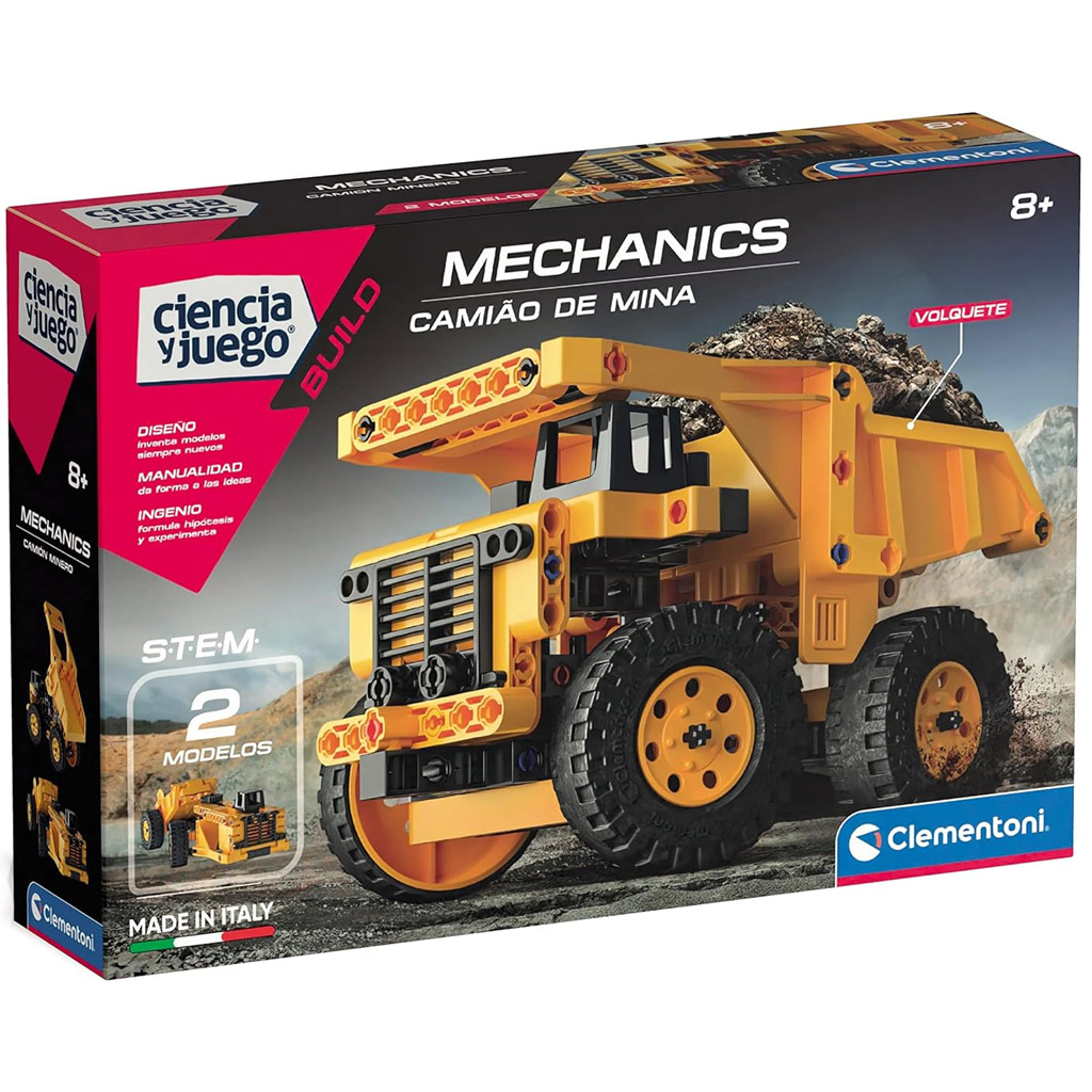 Science & Play: Mehanics stavebná sada banského vozíka - Clementoni