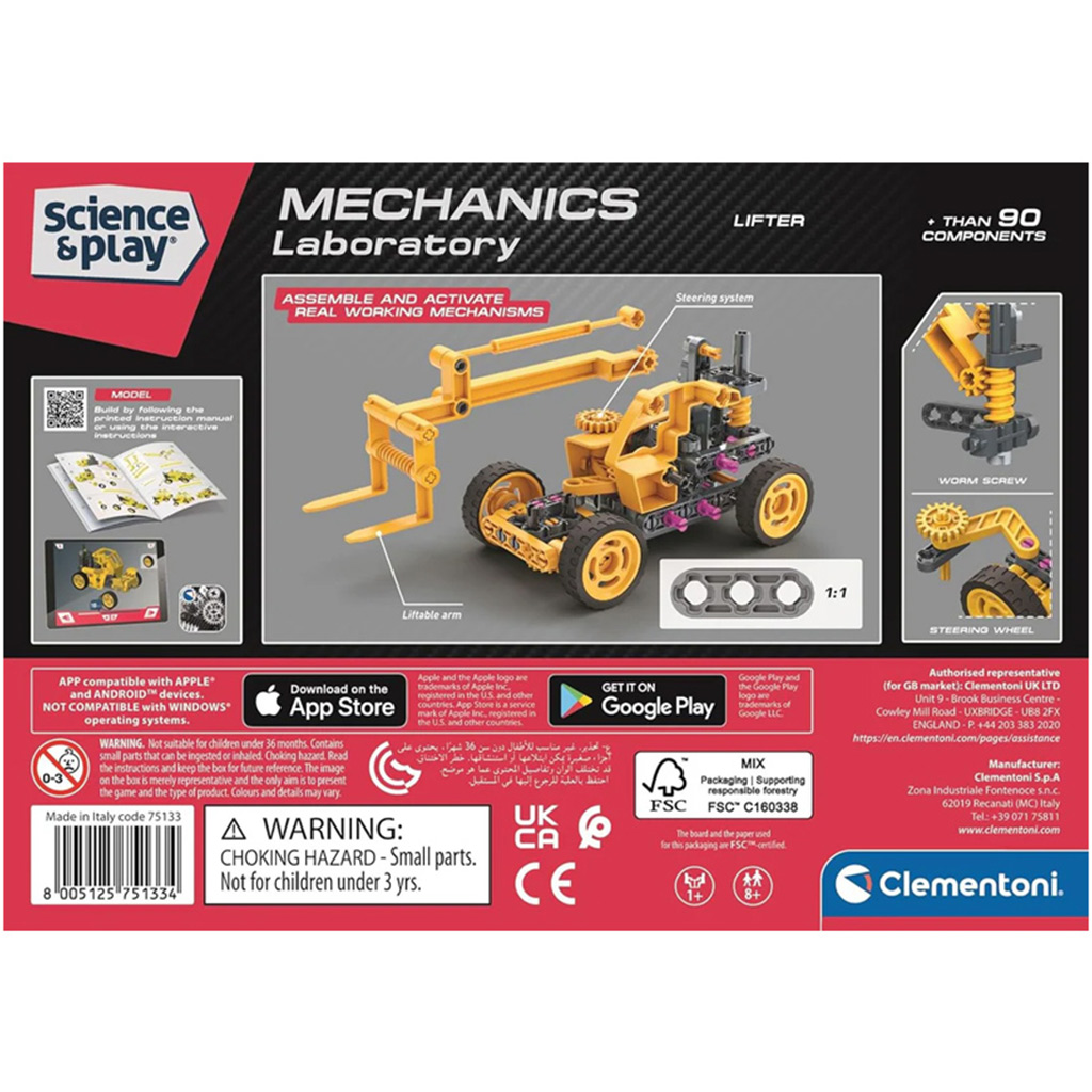 Science & Play: Stavebnica zdvíhacieho stroja - Clementoni kép 3