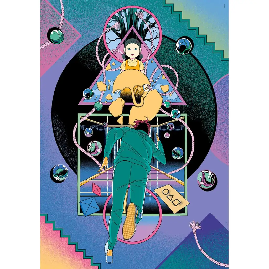 Squid Game 2: Vyhraj svoj život 1000-dielna puzzle - Clementoni kép 2