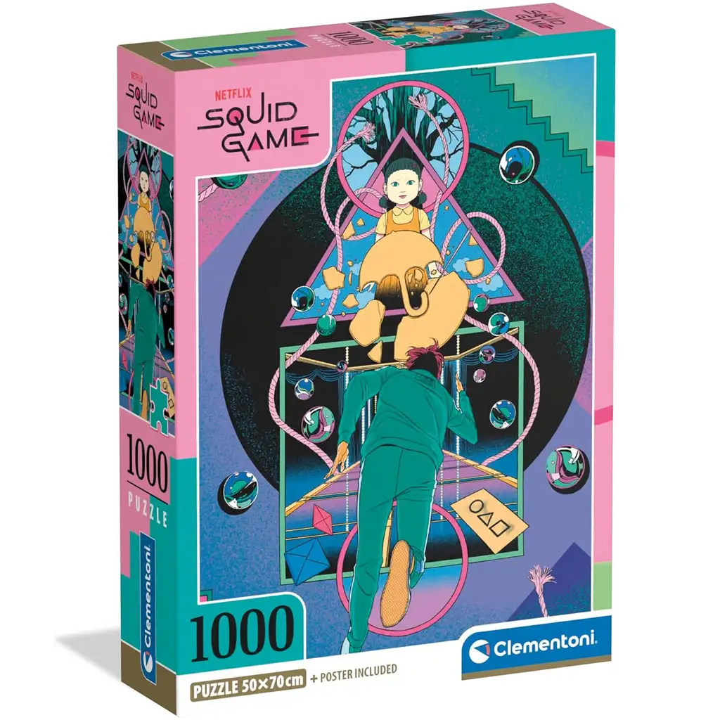 Squid Game 2: Vyhraj svoj život 1000-dielna puzzle - Clementoni
