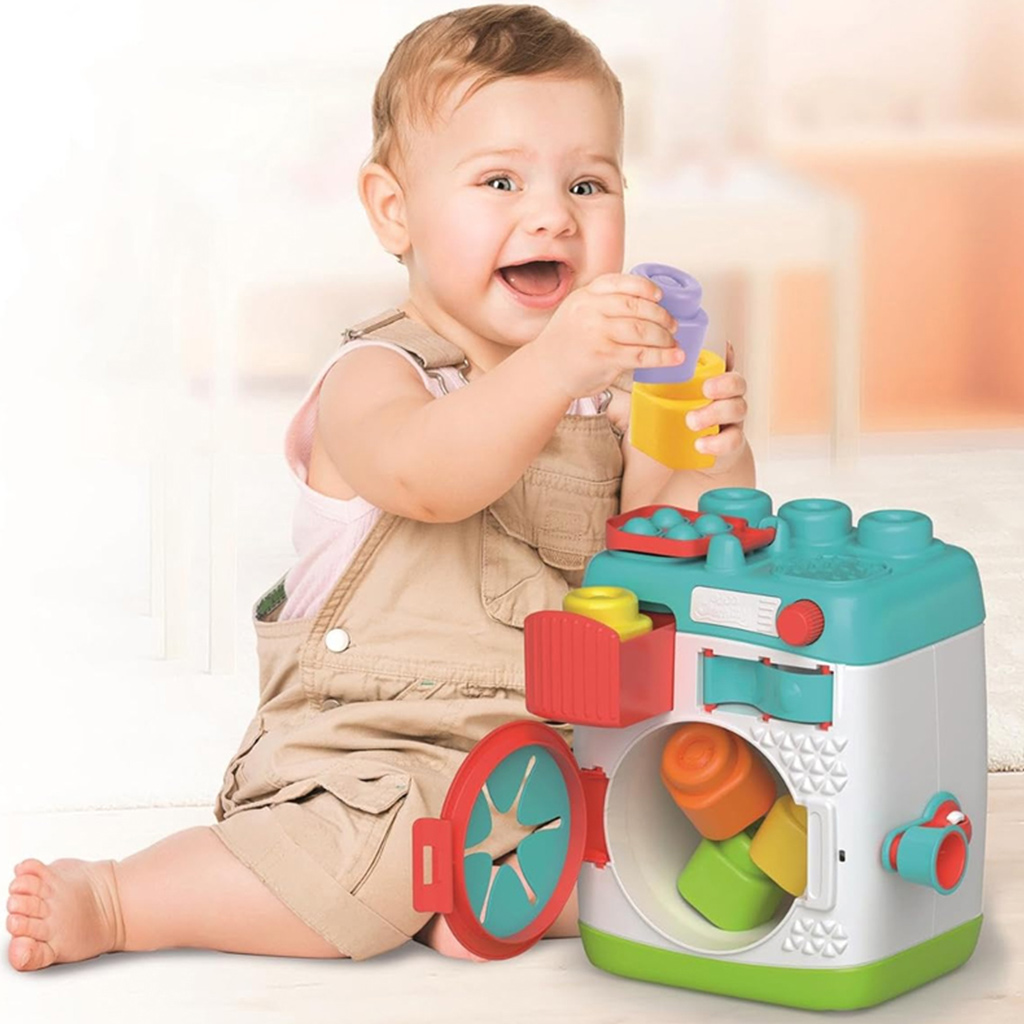 Clemmy: Senzorická práčka s mäkkými stavebnými kockami - Clementoni kép 3