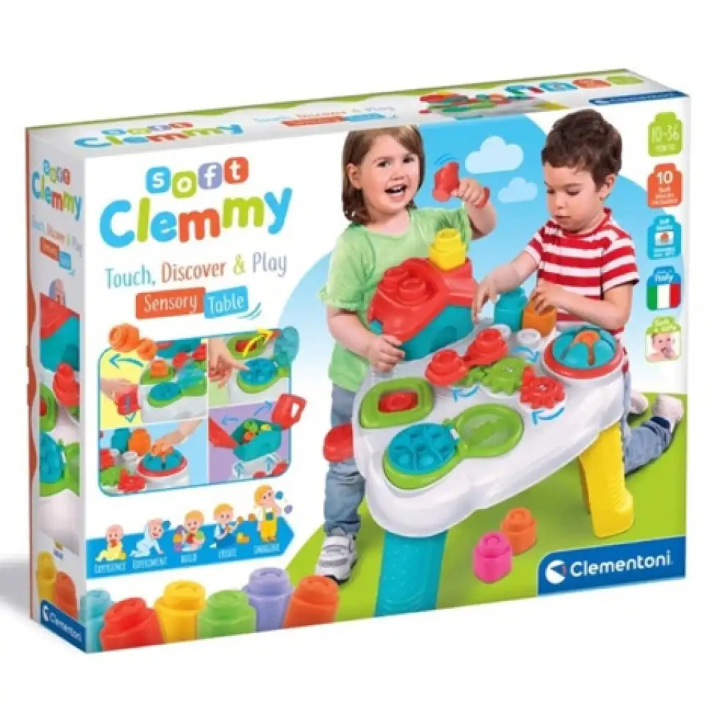 Clemmy Senzorový stôl na rozvoj zmyslových schopností - Clementoni kép 1