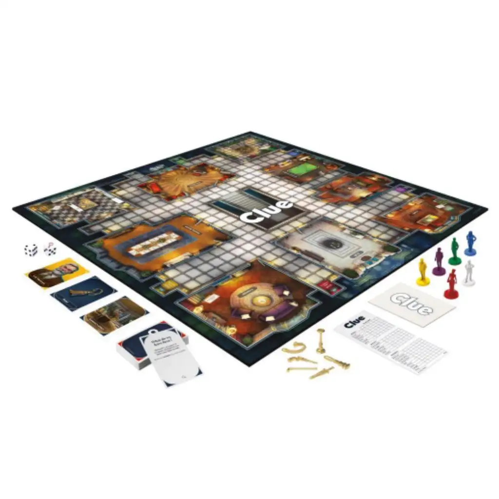 Cluedo - Klasická detektívna spoločenská hra - Hasbro kép 2