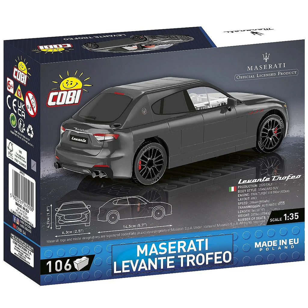 COBI: Maserati Levante Trofeo stavebnica auta (24503) kép 3