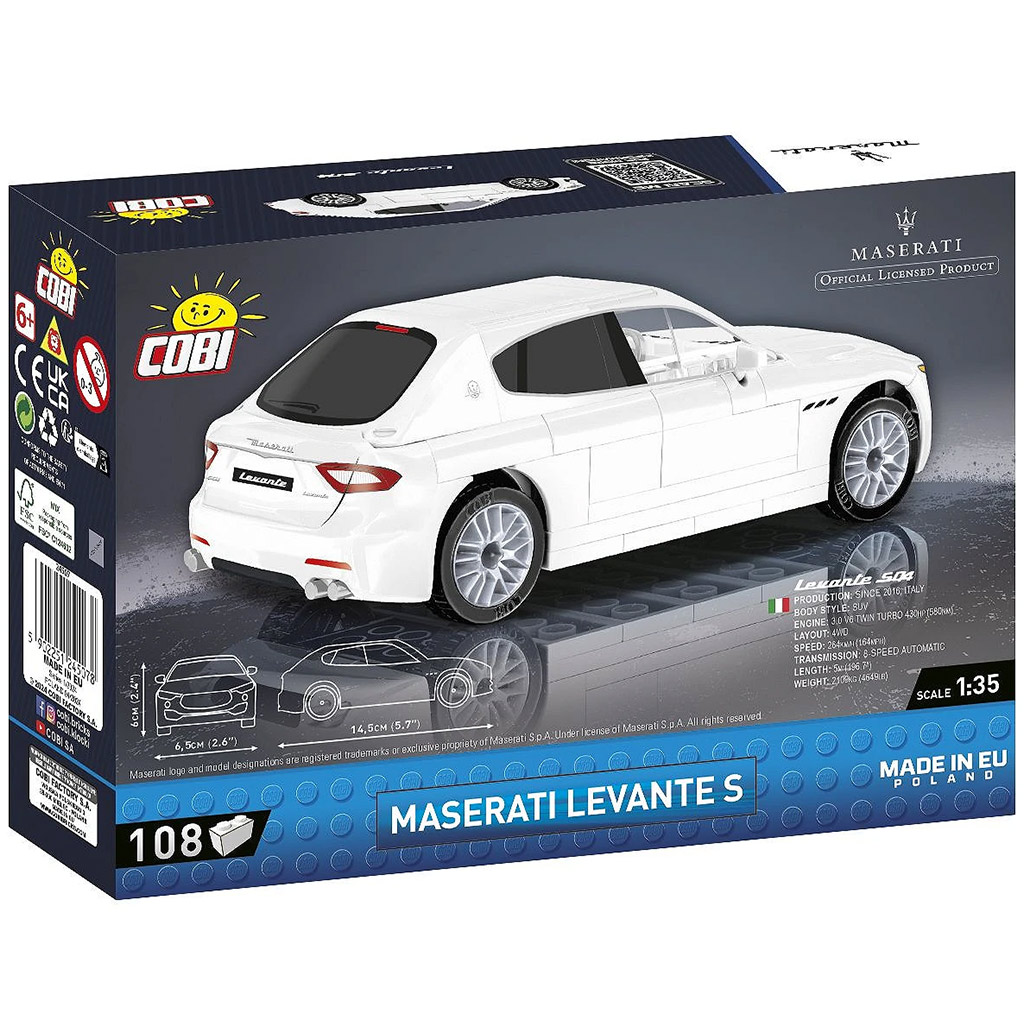 COBI: Stavebnica auta Maserati Levante S (24507) kép 3