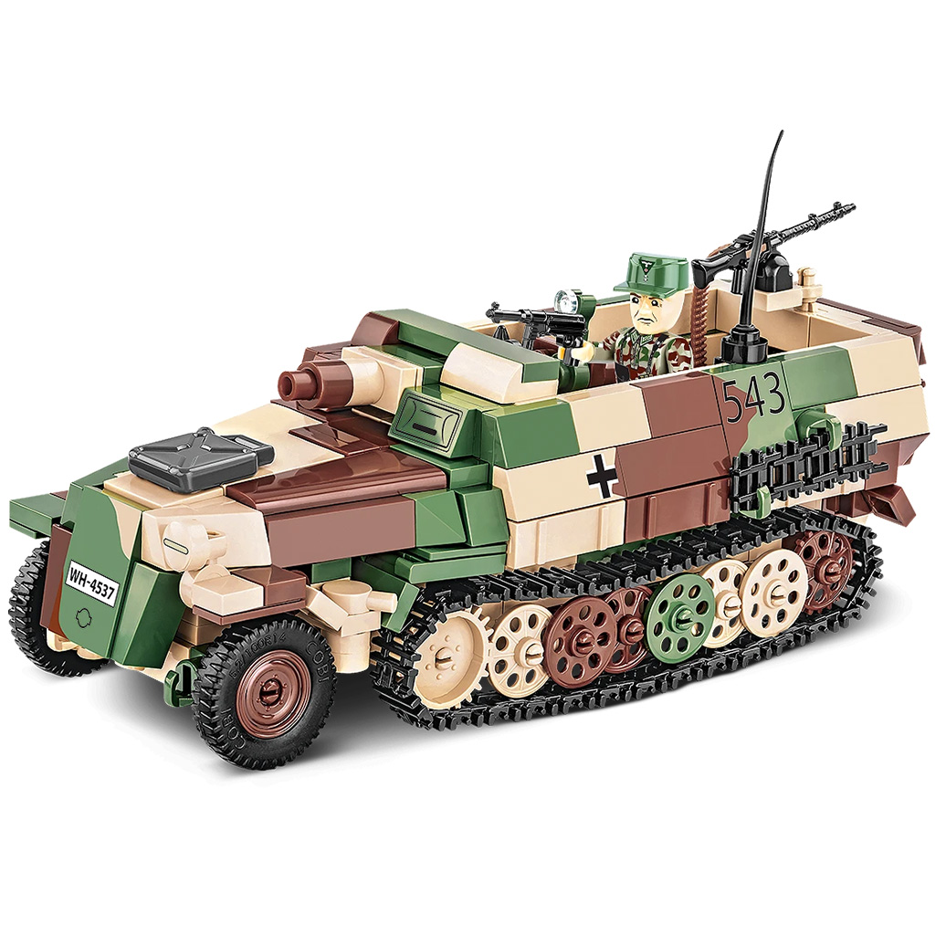 COBI: Sd.Kfz. 251/9 Stummel obrnené vozidlo stavebnica (3096) kép 2