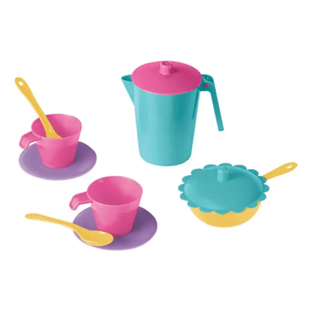 Coffee Time ružová kávová súprava s 2 šálkami - Wader