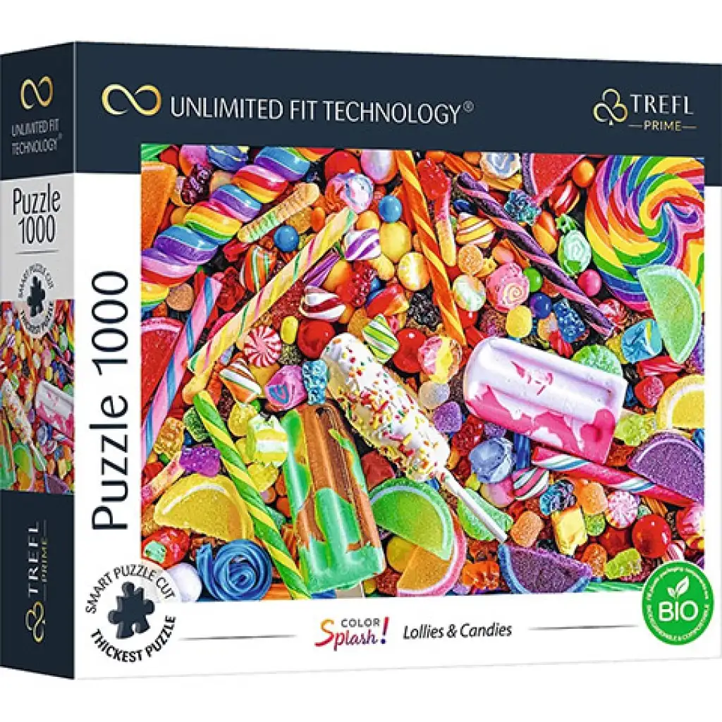 Color Splash Cukríky a lízanky 1000 ks UFT puzzle - Trefl