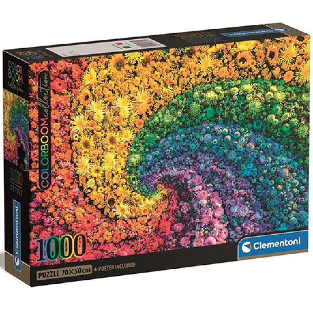 Colorboom Collection: Kvetinový vír 1000ks puzzle - Clementoni