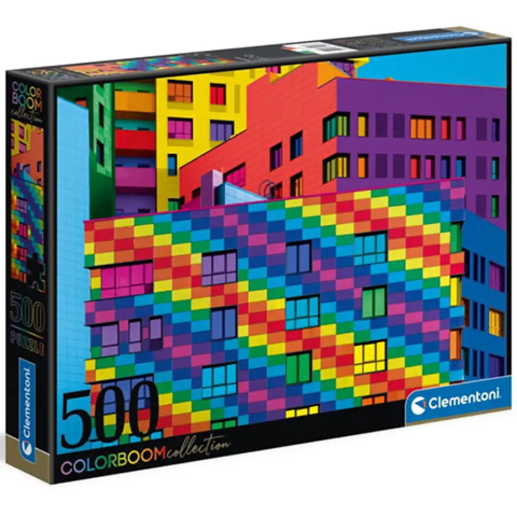 Colorboom Collection: Squares puzzle 500ks - Clementoni