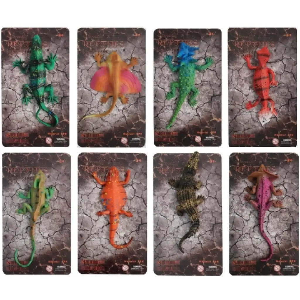 Reptiles hüllő sztreccs figura több változatban kép 1