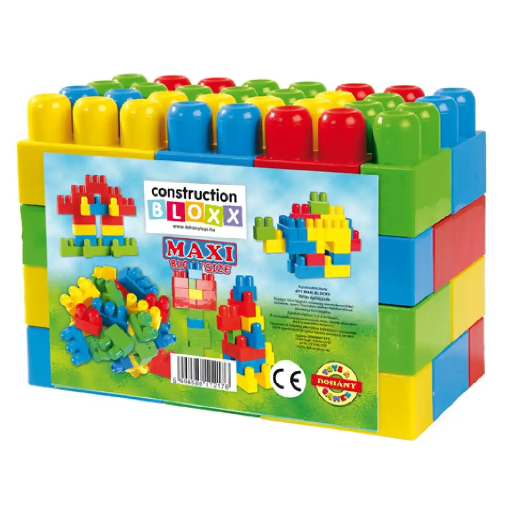Maxi Blocks stavebnicová sada 60 ks-ová - D-Toys