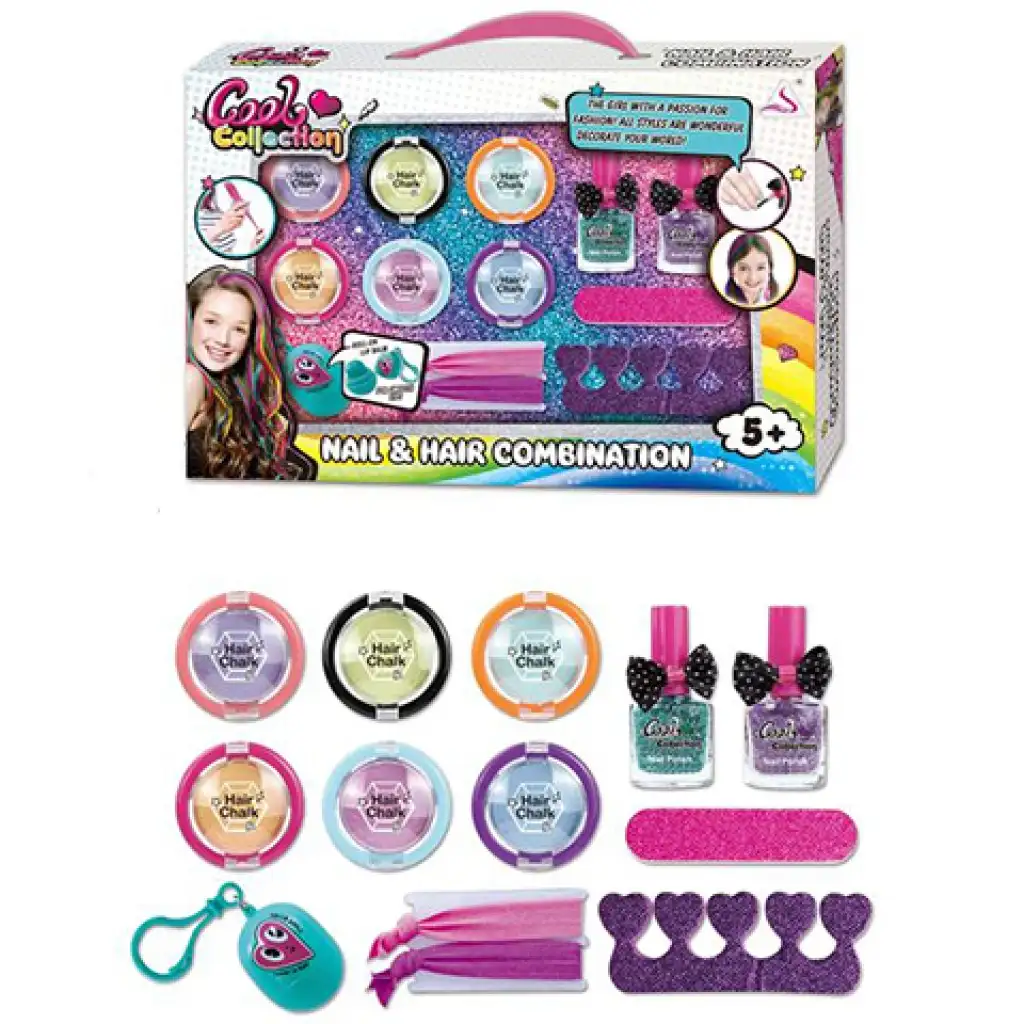 Cool Collection štúdio na zdobenie nechtov a vlasov 13 dielny set