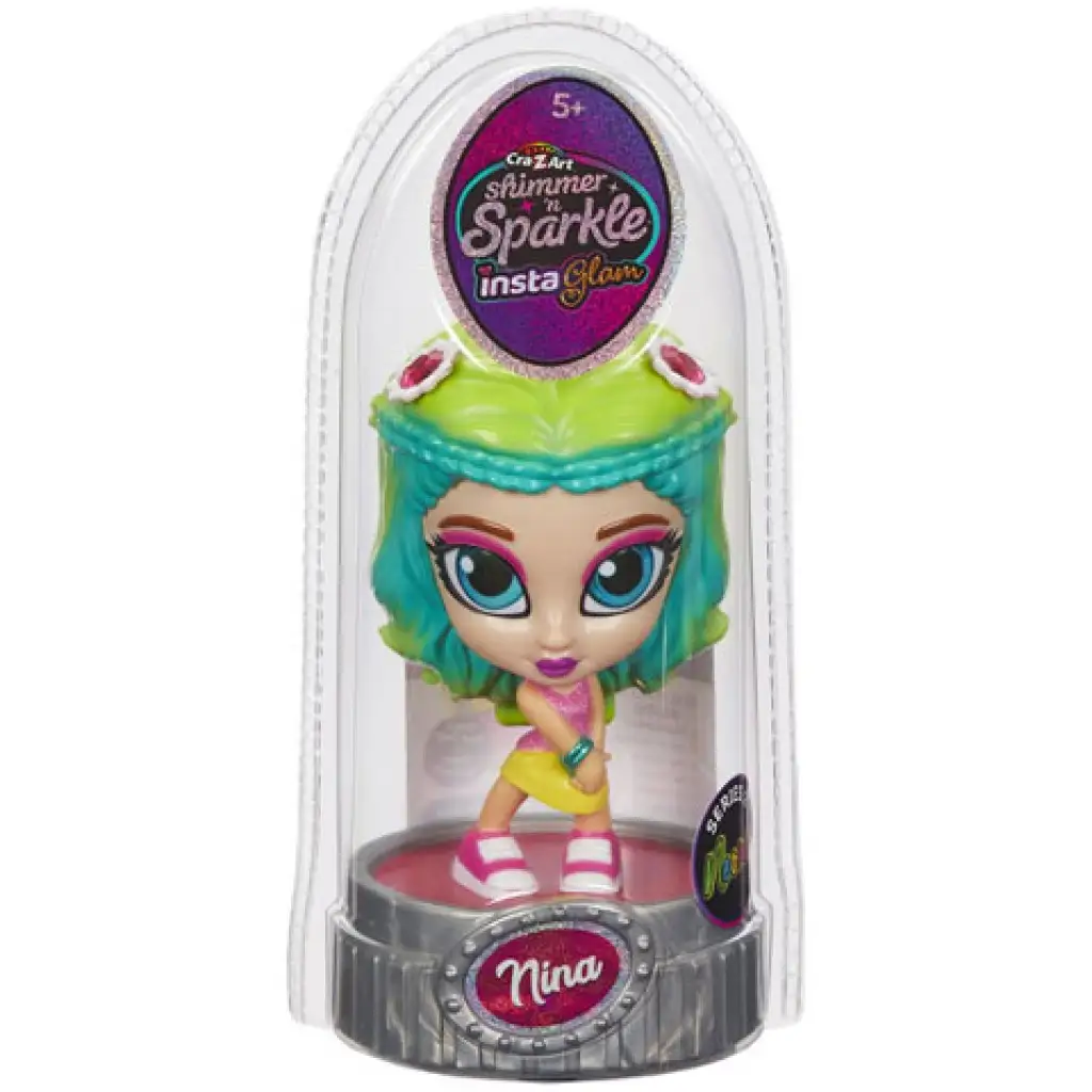Cra-Z-Art: Shimmer 'n Sparkle Insta Glam Neon Nina bábika