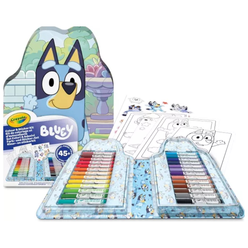 Crayola: kreatívna sada Bluey s nálepkami