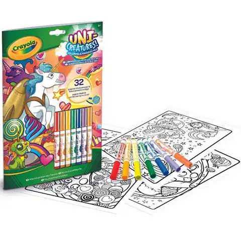 Crayola: Color & Activity pracovný zošit so 7 fixkami