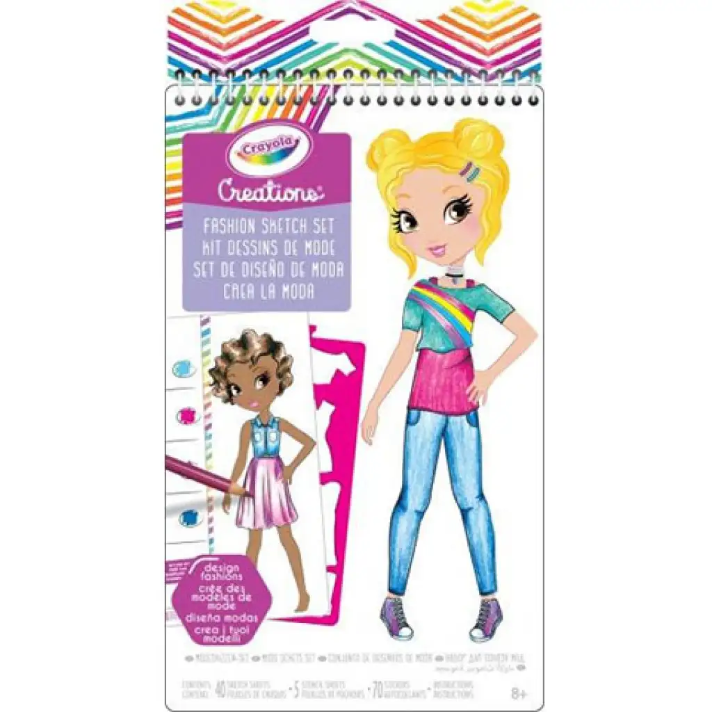 Creations: Kis divattervező rajzkészlet - Crayola kép 1