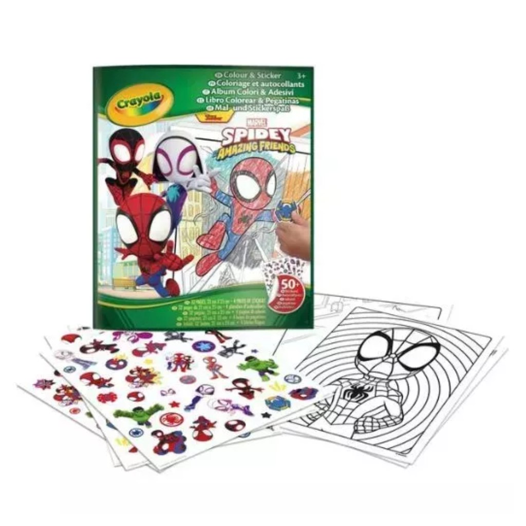 Crayola: Omaľovánka s nálepkami - Póki