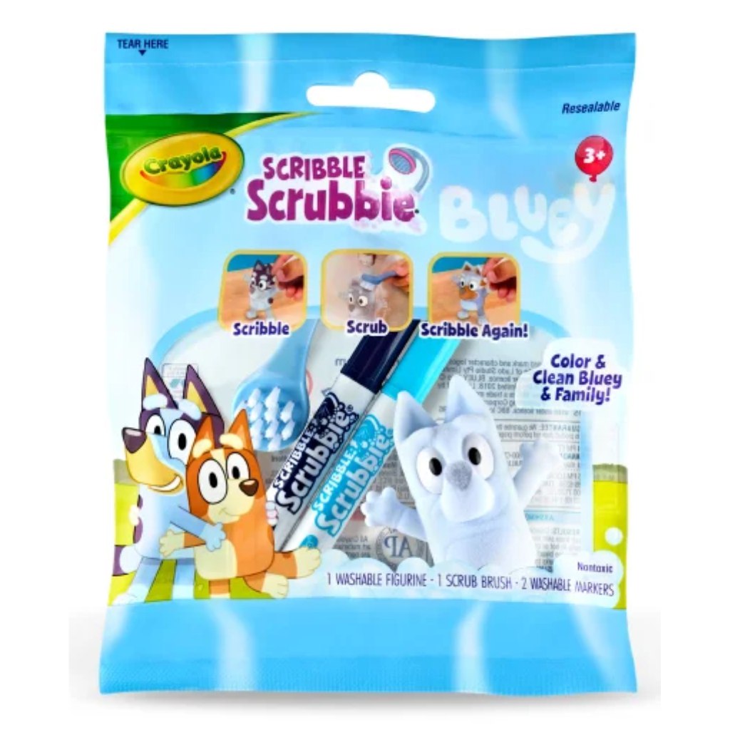 Crayola: Washimals Bluey – sada s 1 figúrkou