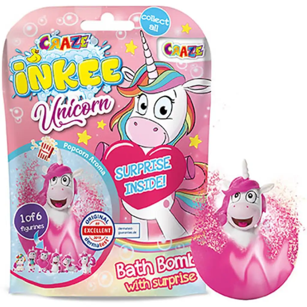 Craze: Bomba do kúpeľa so zberateľskou figúrkou jednorožca - EPEE kép 1