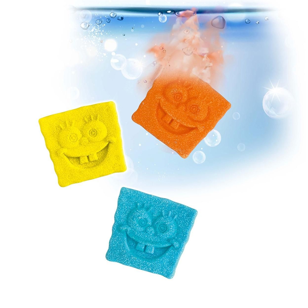 Craze Inkee: Vegánska kúpeľová bomba v tvare - SpongeBob s vôňou popcornu, 3 kusy kép 2